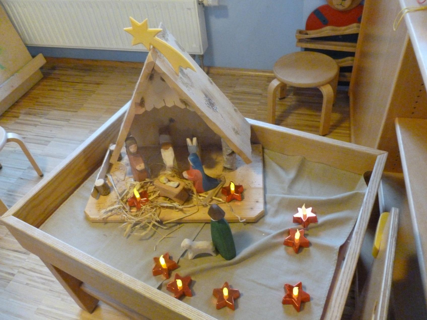 und wir singen zusammen Weihnachtslieder (c) Kita St.Vitus